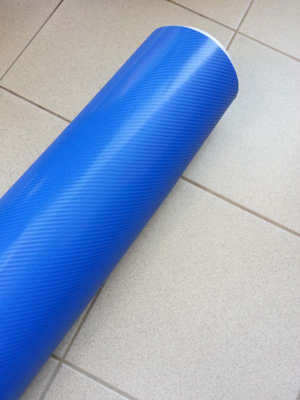 MODRÁ 4D KARBON CARBON FOLIE 152cm x 20m