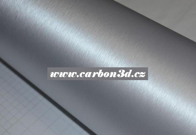 SAMOLEPÍCÍ 3D FOLIE BROUŠENÝ HLINÍK 152cm x 15m