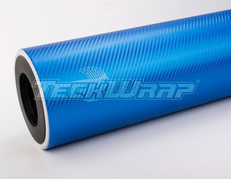 RACING MODRÝ CARBON KARBON 3D - 152cm x 15m