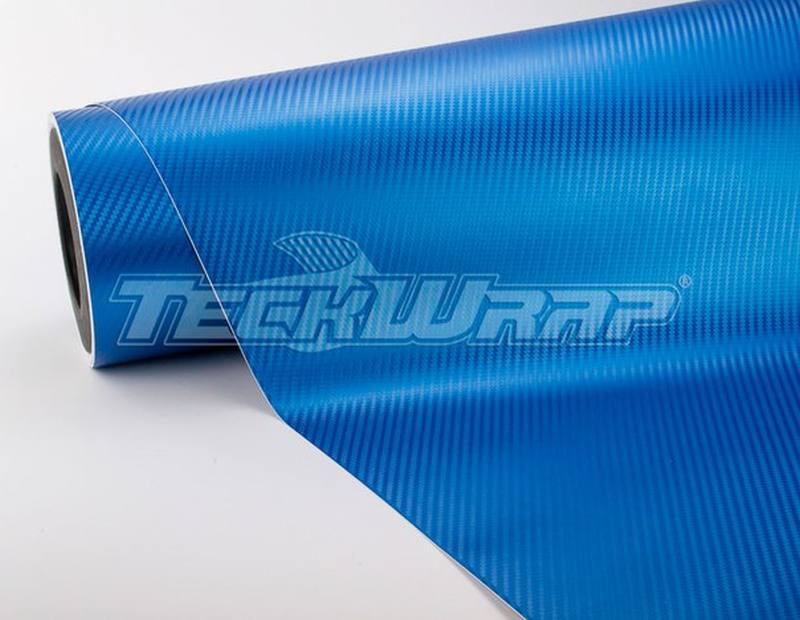 RACING MODRÝ CARBON KARBON 3D - 152cm x 15m