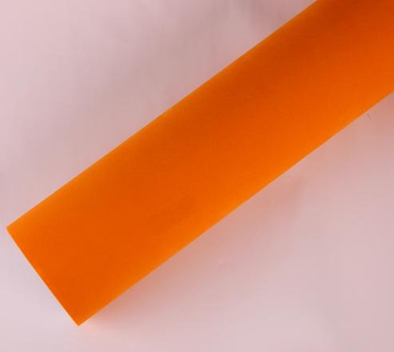 ORANŽOVÁ SEMIŠOVÁ SAMOLEPICÍ 3D FOLIE 135cm x 15m