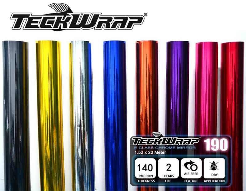 MODRÁ CHROMOVÁ FOLIE TECKWRAP 152cm x 10m