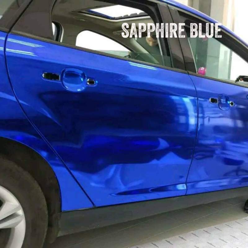 MODRÁ CHROMOVÁ FOLIE TECKWRAP 152cm x 15m