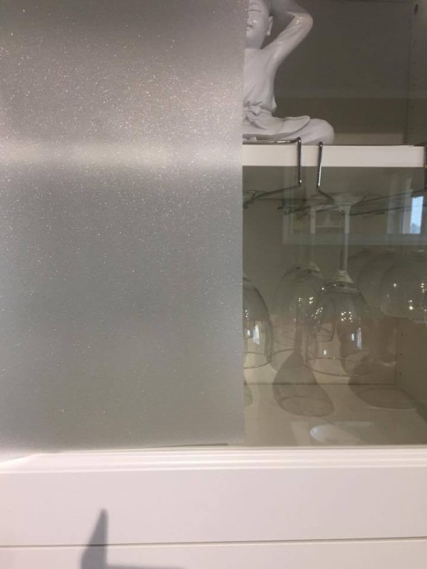 Privátní stínící folie na sklo (Tranparent) 1.22m x 6m