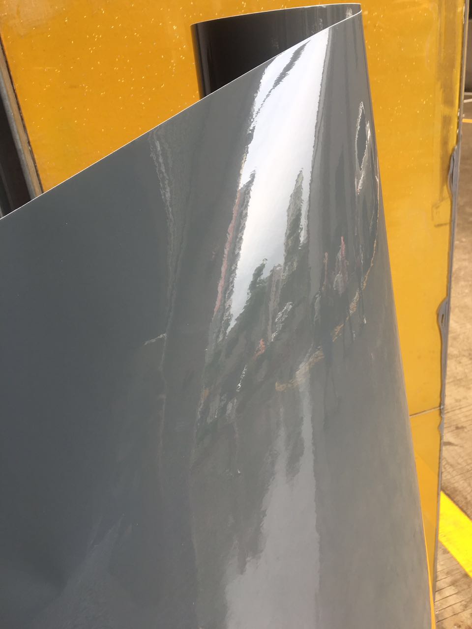 ŠEDÁ CEMENT EXTRA LESKLÁ 3D FOLIE 152cm x 5m