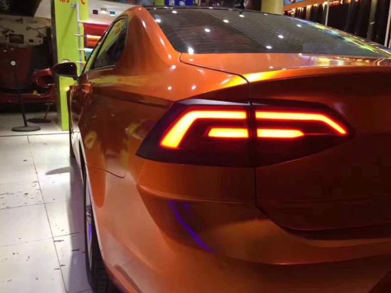 ORANŽOVÁ LESKLÁ METALICKÁ FOLIE