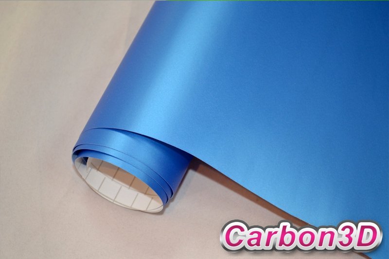 MODRÁ MATNÁ SPECIAL METALIC 3D FOLIE 152cm x 2m