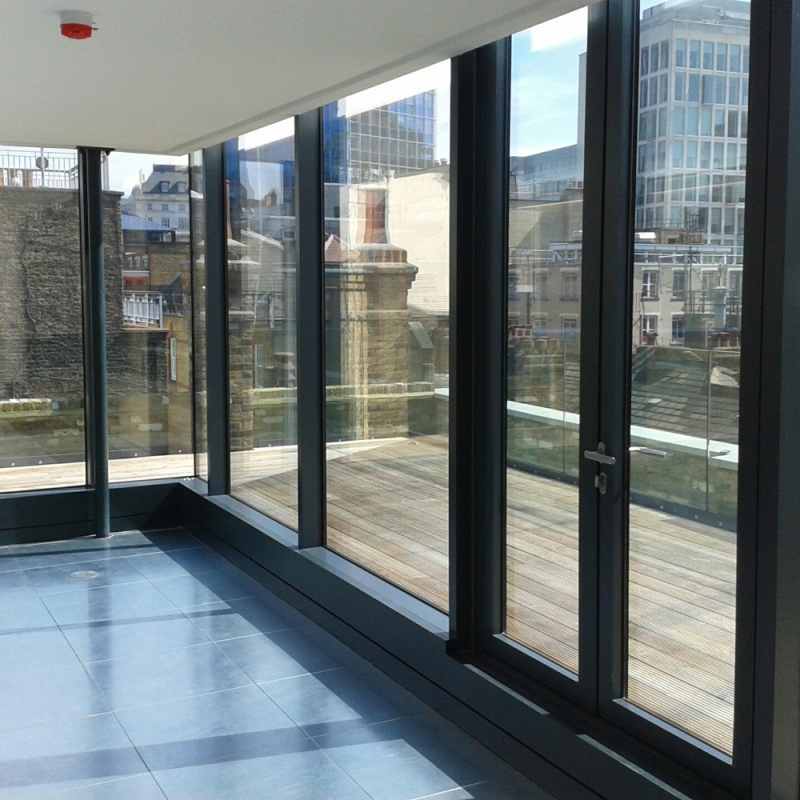 Stříbrná zrcadlová okenní folie - 152cm x 4m