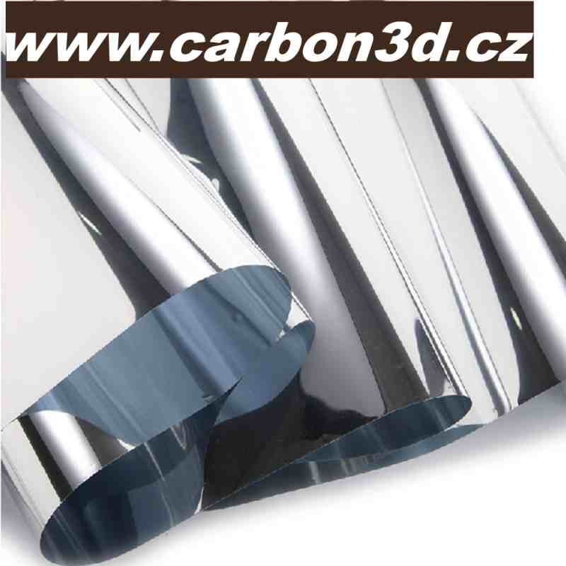 Stříbrná zrcadlová okenní folie - 152cm x 4m