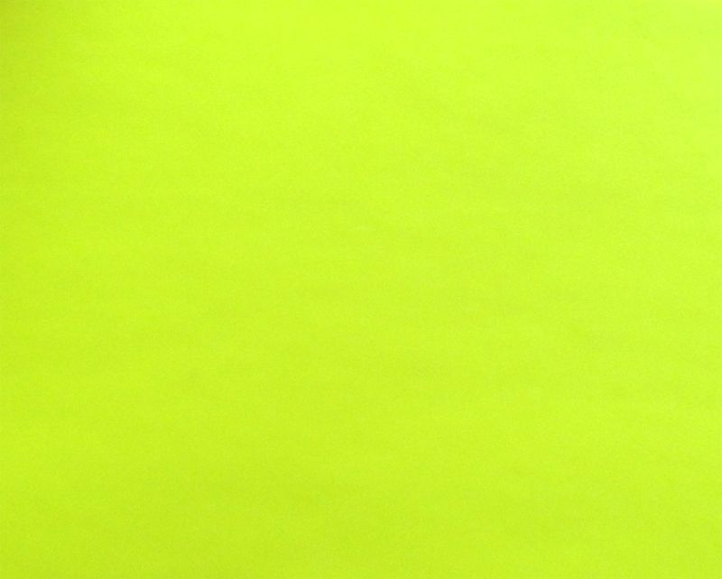 FLUORESCENTNÍ ŽLUTÁ FOLIE 100cm x 123cm