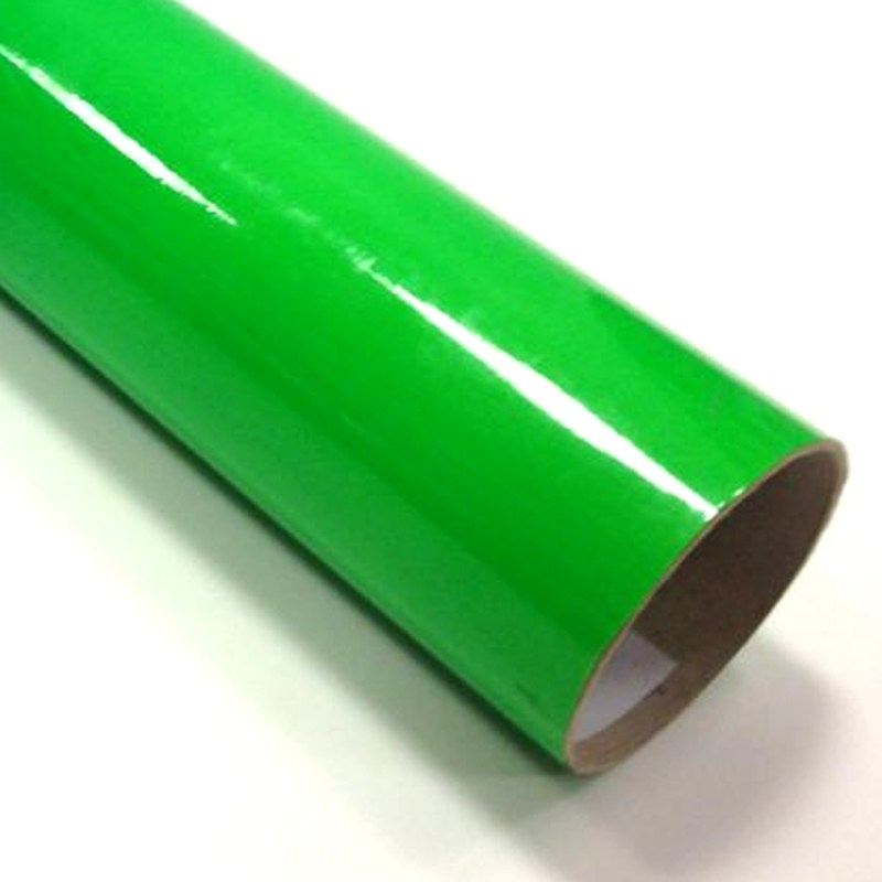 FLUORESCENTNÍ ZELENÁ FOLIE 100cm x 123cm