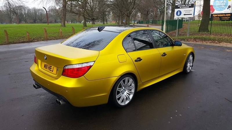 ZLATÁ MATNÁ CHROM METALICKÁ 3D FOLIE 152cm x 1m