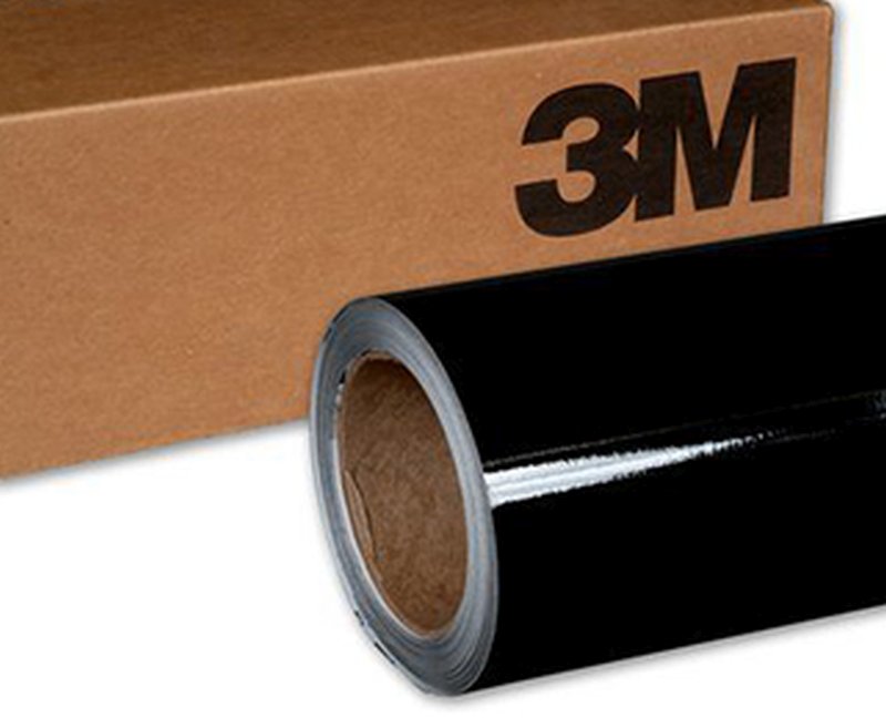 Černá extra lesklá 3M wrappingová folie 152cm x 10m