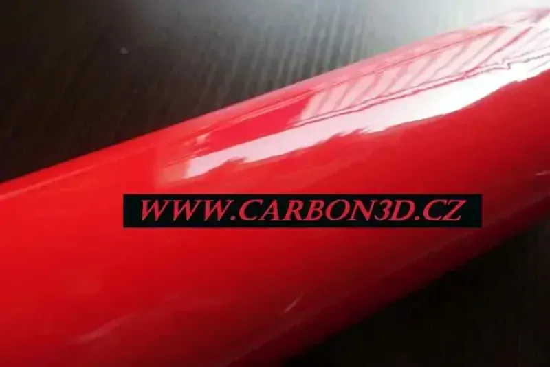 ČERVENÁ EXTRA LESKLÁ 3D FOLIE 152cm x 150cm