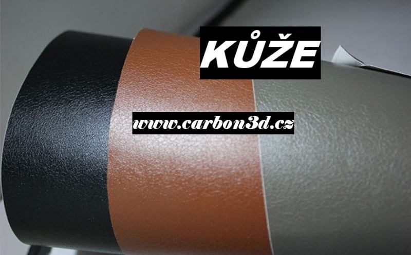 HNĚDÁ SAMOLEPICÍ PVC FOLIE S IMITACÍ KŮŽE - 152cm x 15m 