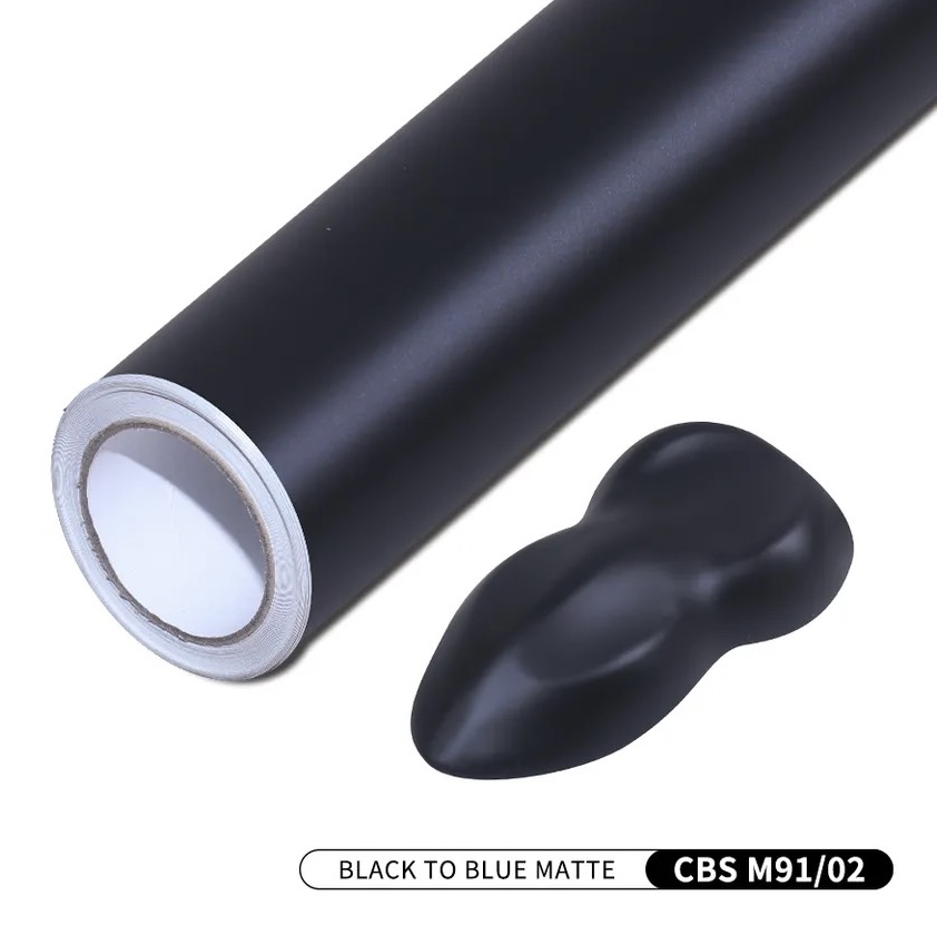 Super matná Black to blue 1.52m x 5m