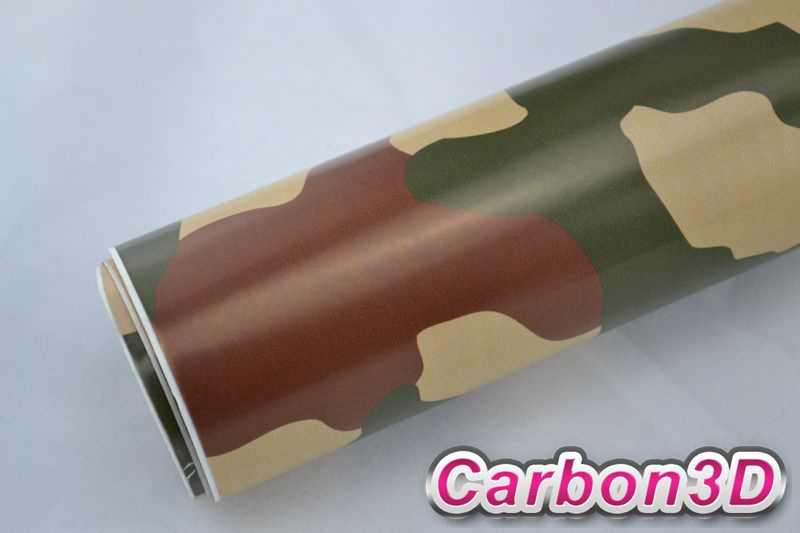 Zelená ARMY VZOR 03 folie - 152cm x 30m