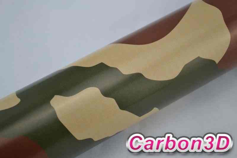 Zelená ARMY VZOR 03 folie - 152cm x 30m