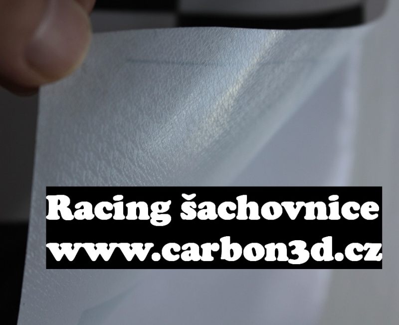 Racing šachovnice 3D folie - 152cm x 20m