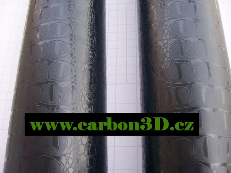 ČERNÝ KROKODÝL 3D FOLIE - 152cm x 30m