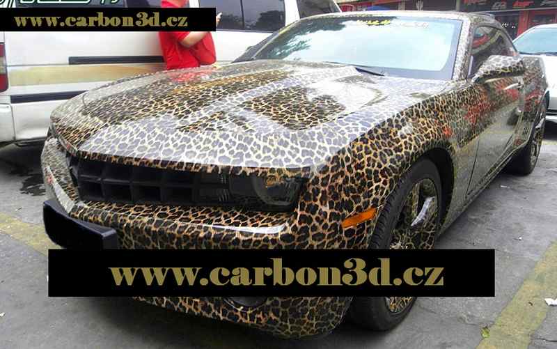3D folie Lesklý leopard - 152cm x 10m