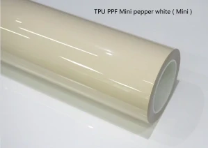 Mini Pepper White lesklá samoopravná TPU PPF folie 1.52m x 15m