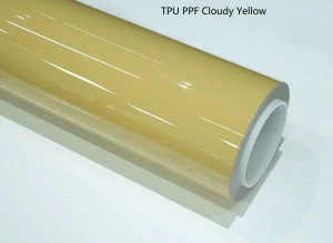 Cloudy Yellow samoopravná TPU PPF folie 1.52m x 15m