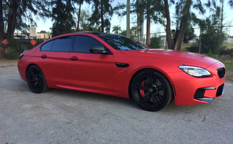 ČERVENÁ MATNÁ CHROM METALICKÁ 3D FOLIE - 152cm x 1m