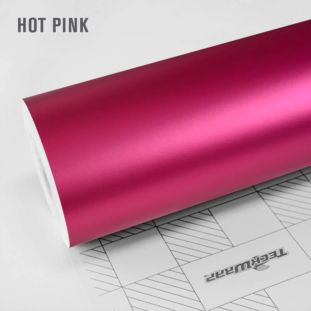 Satin Chreme Hot Pink 1.52m x 18m