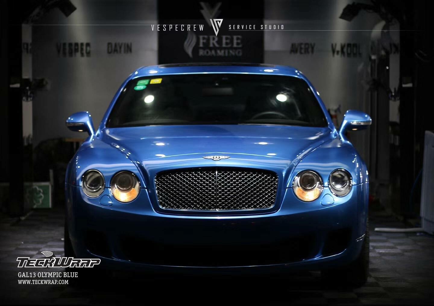GLOSS ALUMINIUM OLYMPIC BLUE 152cm x 18m