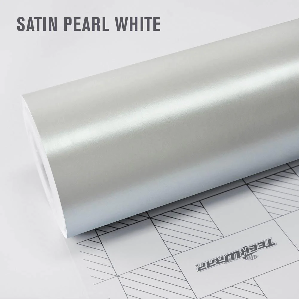 MATTE METALLIC SATIN PEARL WHITE 152cm x 18m