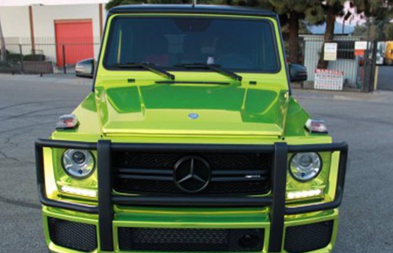 ZELENÁ LIME CHROM FOLIE 152cm x 18m (ROZTAŽITELNÁ)