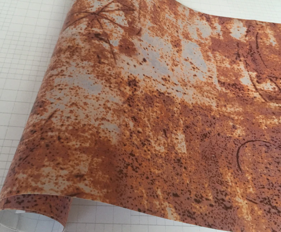 Samolepicí folie s imitací koroze 50cm x 3m