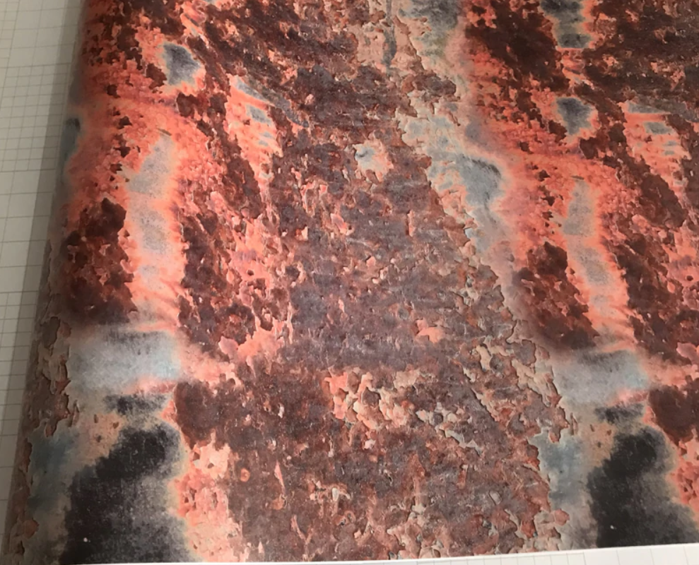 Samolepicí folie s imitací koroze 50cm x 3m