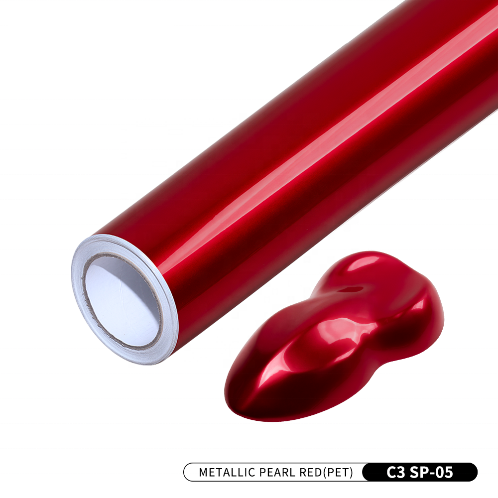 Metallic Pearl Red PET 1.52m x 18m