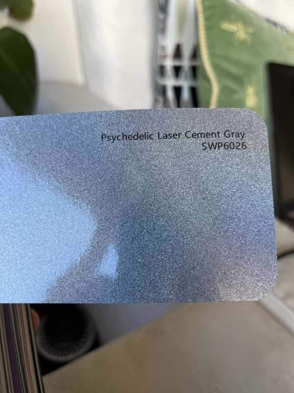 Psychedelic Laser Cement Gray 1.52m x 18m