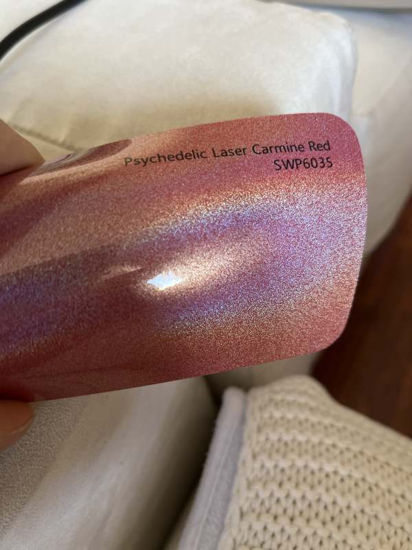 Psychedelic Laser Carmine Red 1.52m x 18m