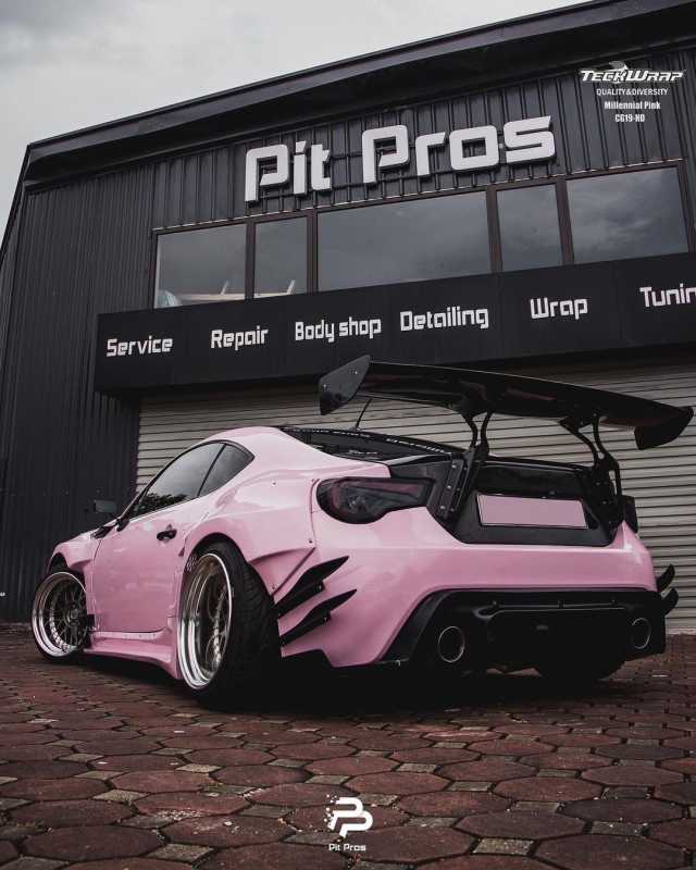 Super lesklá Teckwrap Millennial Pink 1.52m x 18m