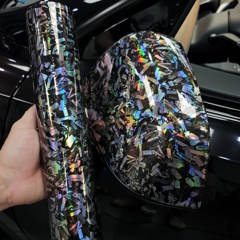 Holografická Forged karbon folie 1.52m x 18m