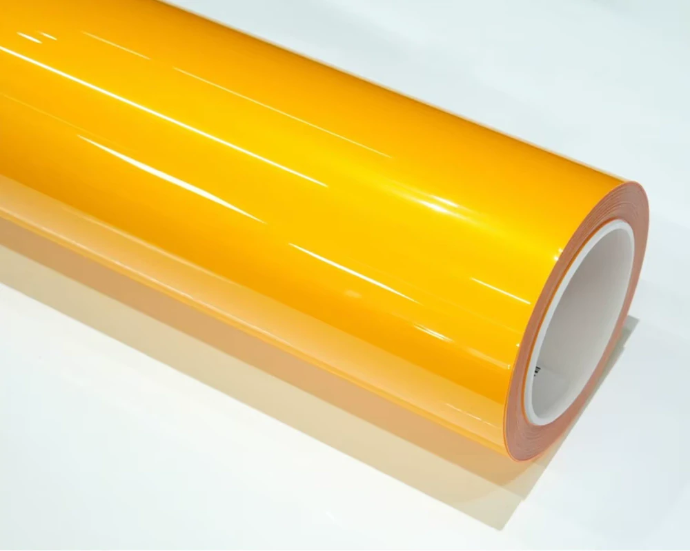 Žlutá lesklá samoopravná TPU PPF folie 1.52m x 15m