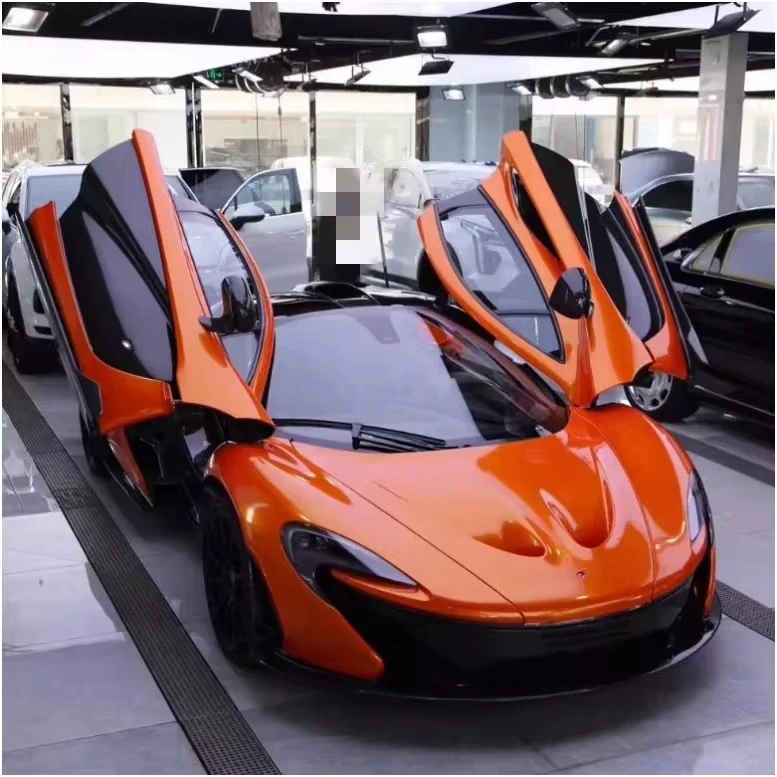 Oranžová lesklá metalická Racing Orange 152cm x 17m