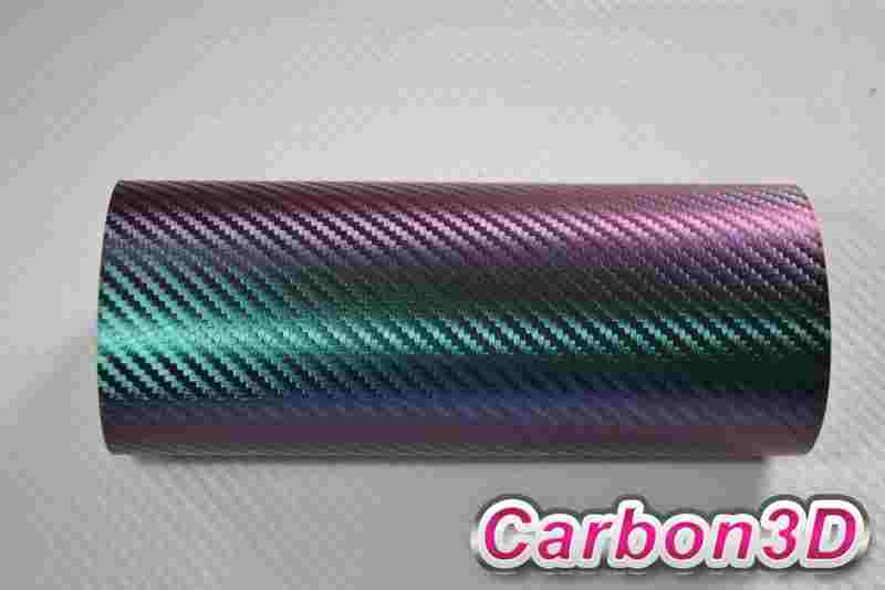 Chameleon karbon 3D folie - 152cm x 10m