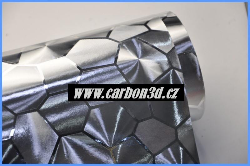 Silver cube 3D folie 152cm x 30m
