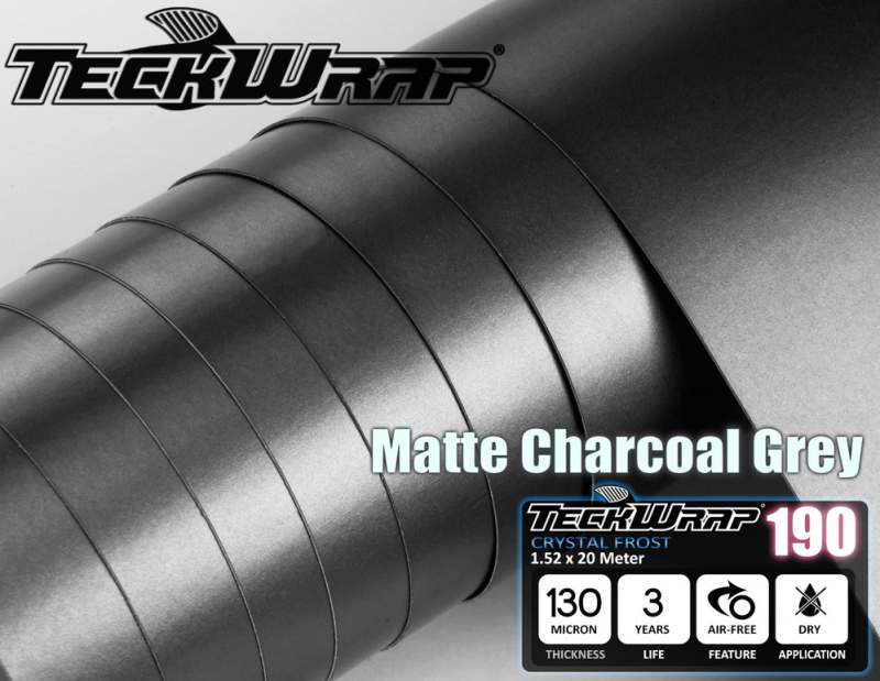GRAFIT MATNÁ CHROM METALICKÁ 3D FOLIE - 152cm x 20m