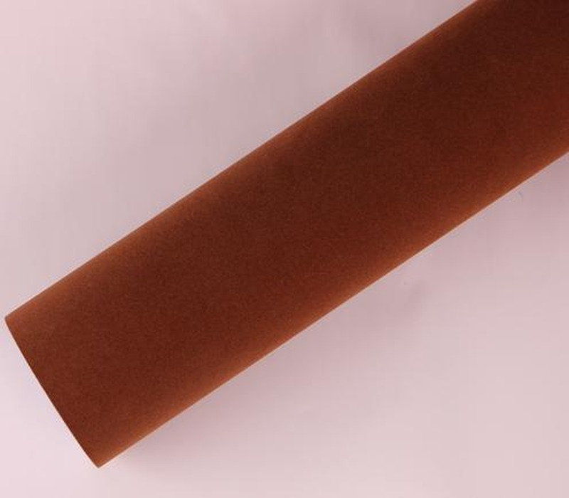 HNĚDÁ SEMIŠOVÁ SAMOLEPICÍ 3D FOLIE 135cm x 5m