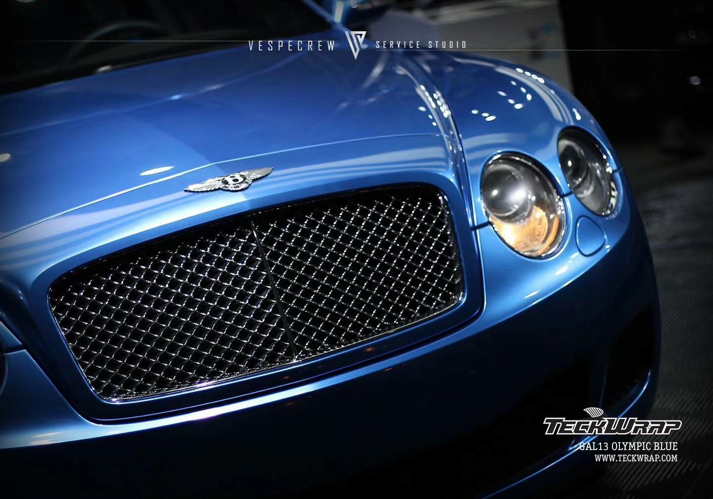 GLOSS ALUMINIUM OLYMPIC BLUE 152cm x 18m