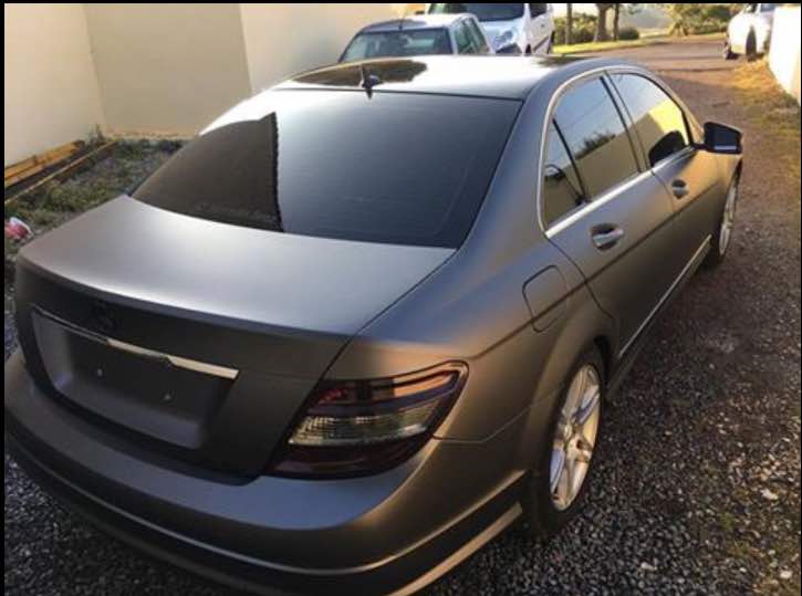 ŠEDÁ ANTRACIT MATNÁ CHROM METALICKÁ 3D FOLIE 152cm x 1m