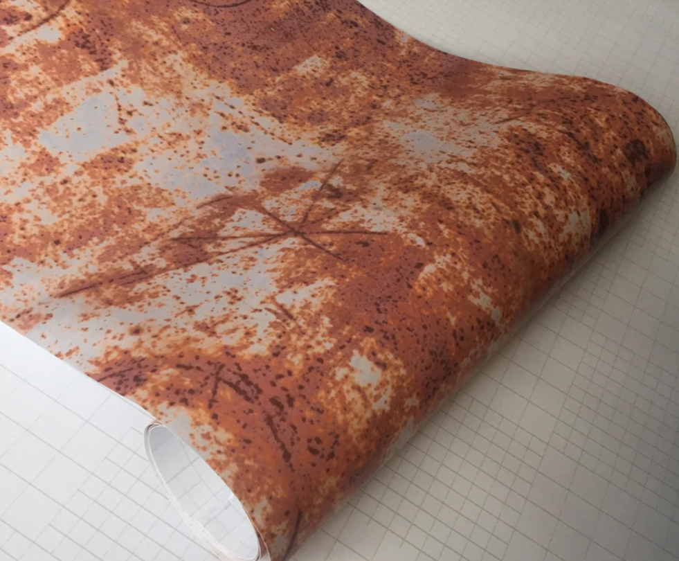 Samolepicí folie s imitací koroze 50cm x 3m