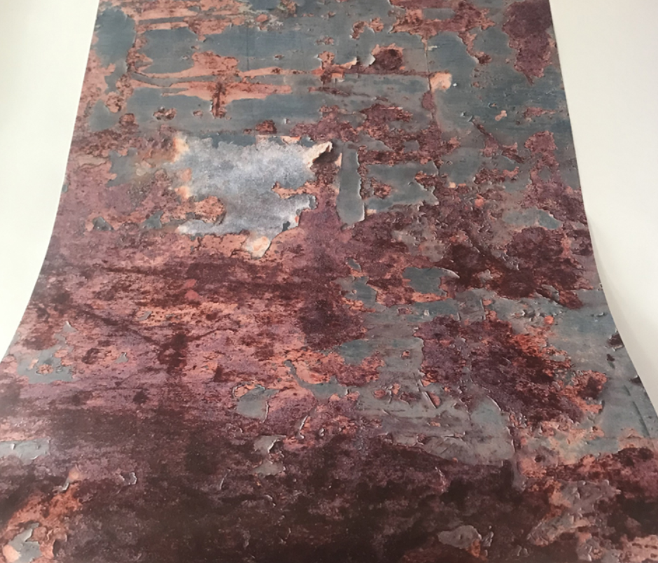 Samolepicí folie s imitací koroze 50cm x 3m