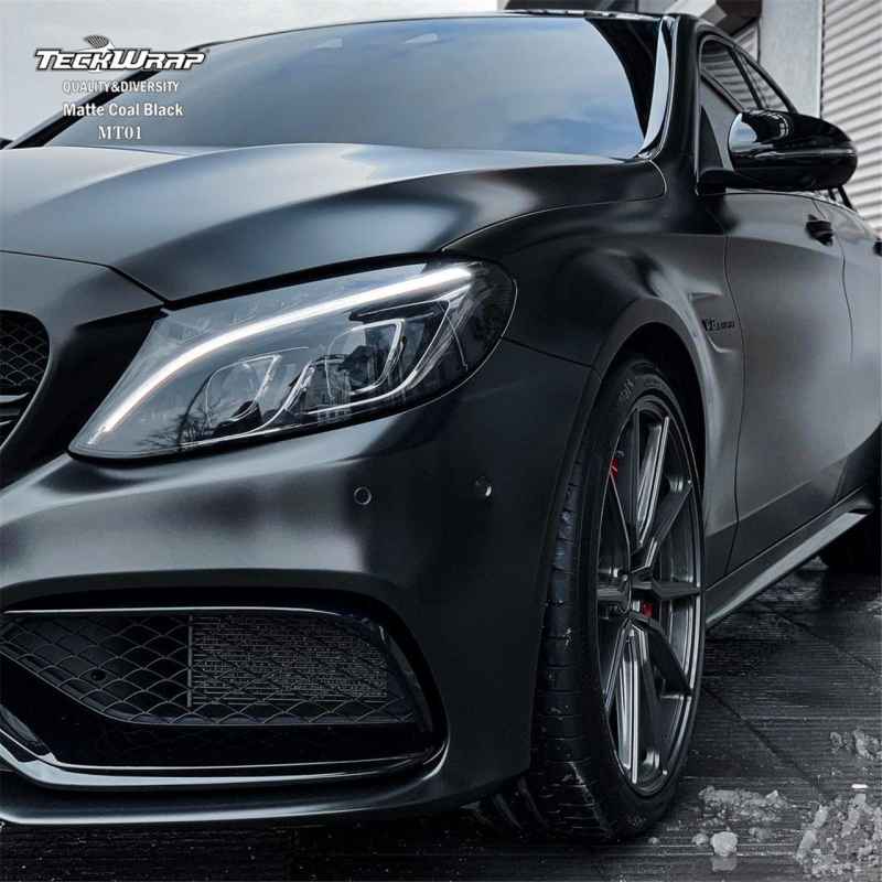 Matná Teckwrap Coal Black 1.52m x 18m